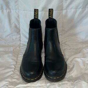 Dr. Martens Slip Resistant Leather Chelsea Boot Black